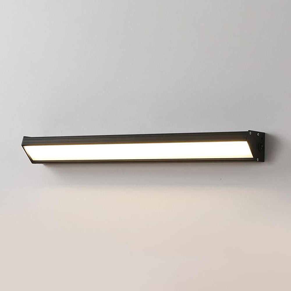 Orr Moderne Design LED Minimalistische Lineaire Trigonale Zuil Wandlamp Metaal/Acryl Zwart/Wit Badkamer