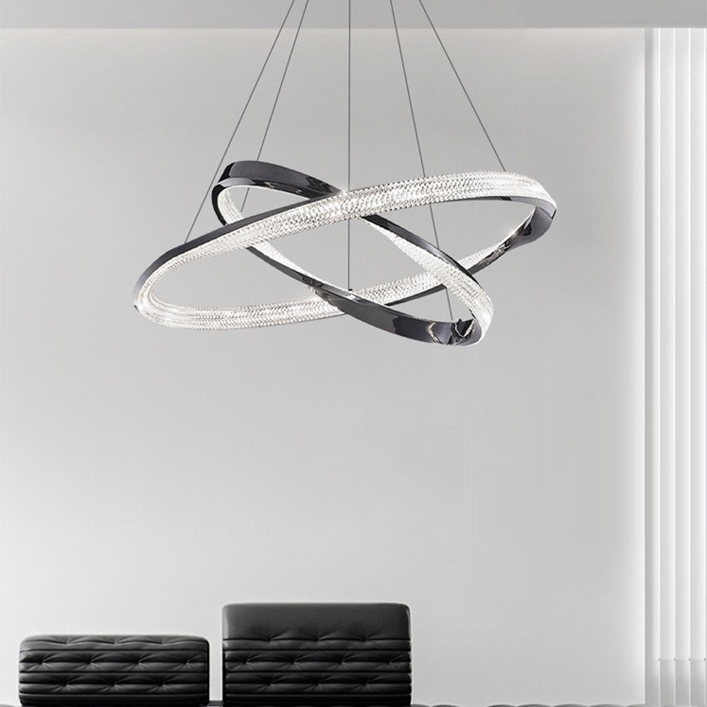 Kirsten Moderne Rond/Ovaal LED Handlamp Metaal/Acryl Zwart/Koper Slaap/Woon/Eetkamer