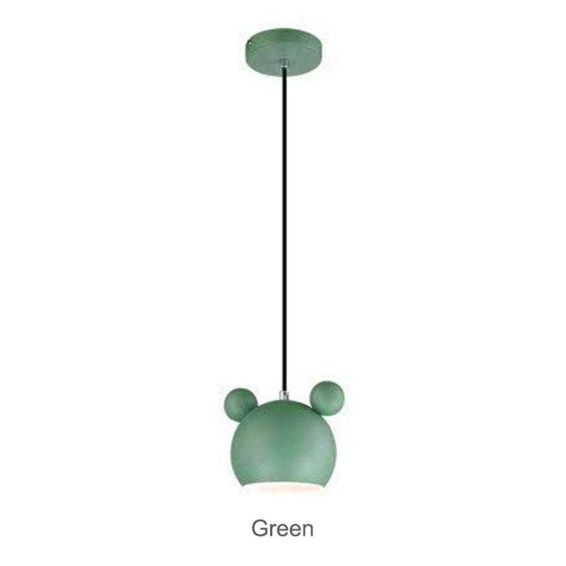Morandi Ronde LED Hanglampen Wit Zwart Grijs Groen Metaal Kinderkamer