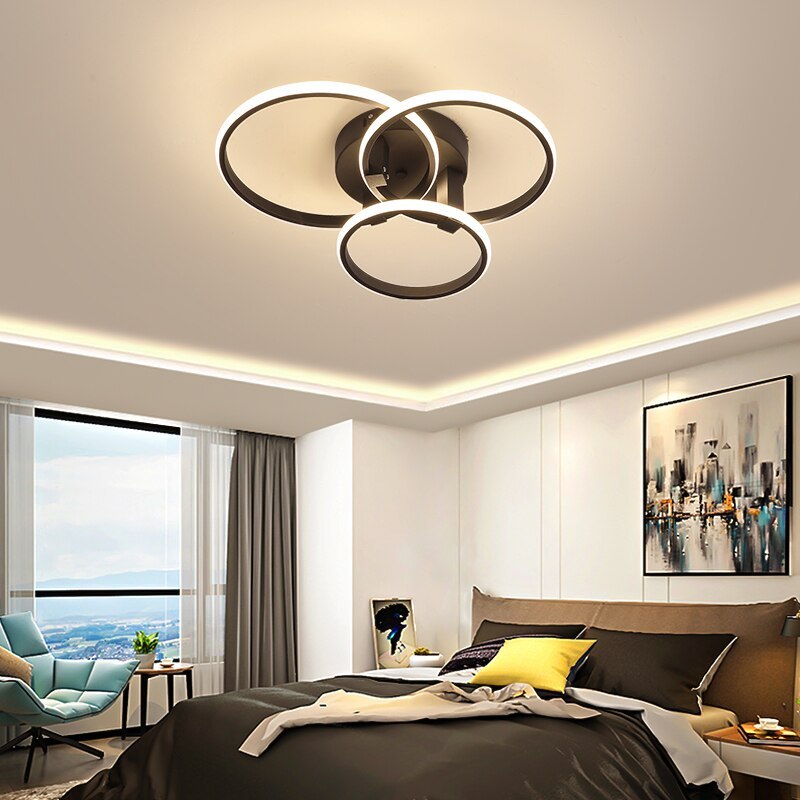 Lacey Moderne Rond LED Plafondlamp Metaal/Acryl Slaapkamer/Woonkamer/Kinderkamer