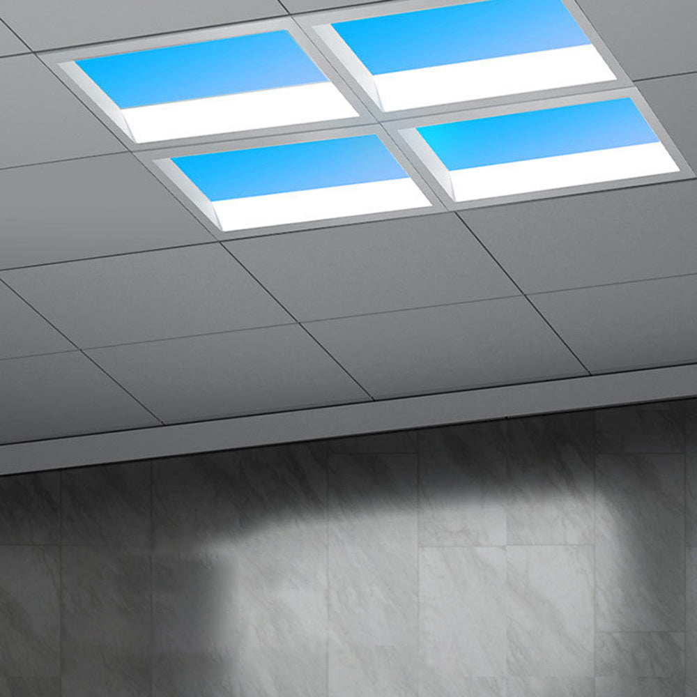 Edge Modern LED Plafondlamp Zwart&Blauw Woon/Bad/Eetkamer Metaal&Acryl