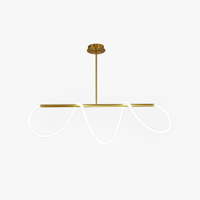 Edge Design LED Hanglamp Goud/Zwart Metaal Woonkamer/Slaapkamer