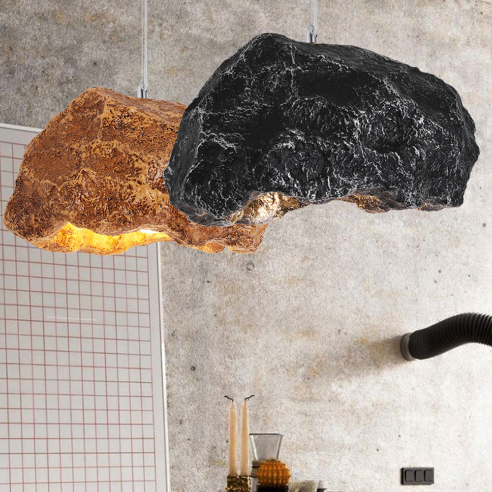 Byers Wabi Sabi Onregelmatige LED Hanglamp Hars Slaapkamer