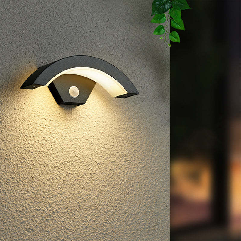 Orr Design LED Wandlampen Zwart Metaal Acryl Tuin Hal Buiten