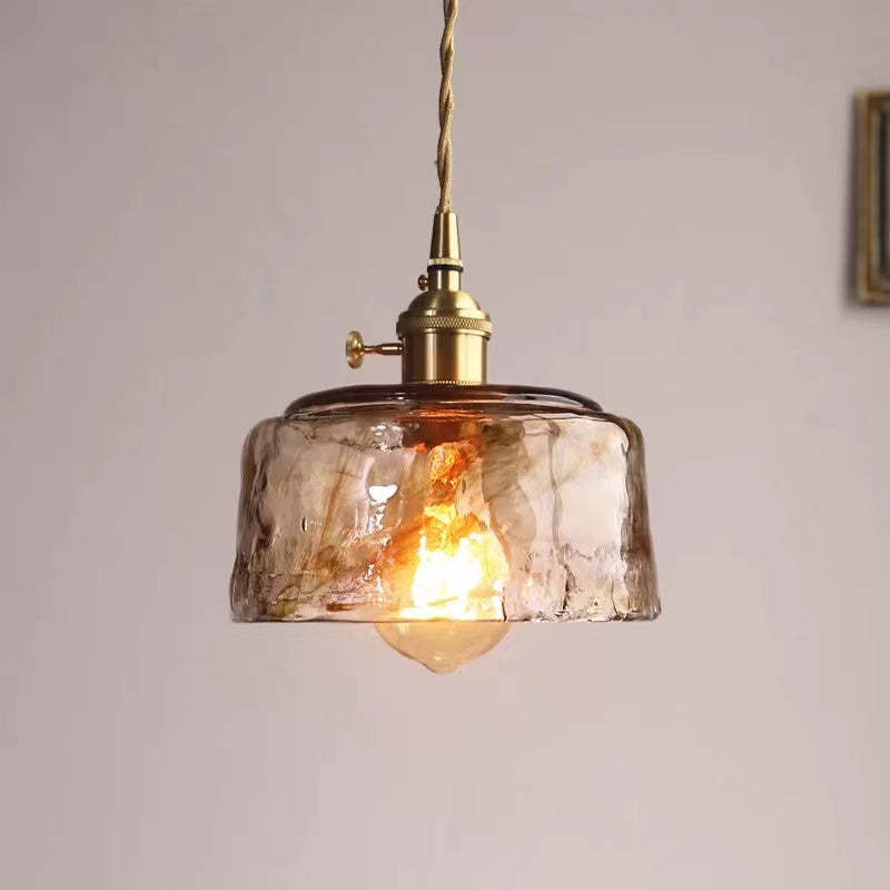 Levy Retro LED Hanglampen Gouden Metaal Glas Slaapkamer Woonkamerr Eetkamer