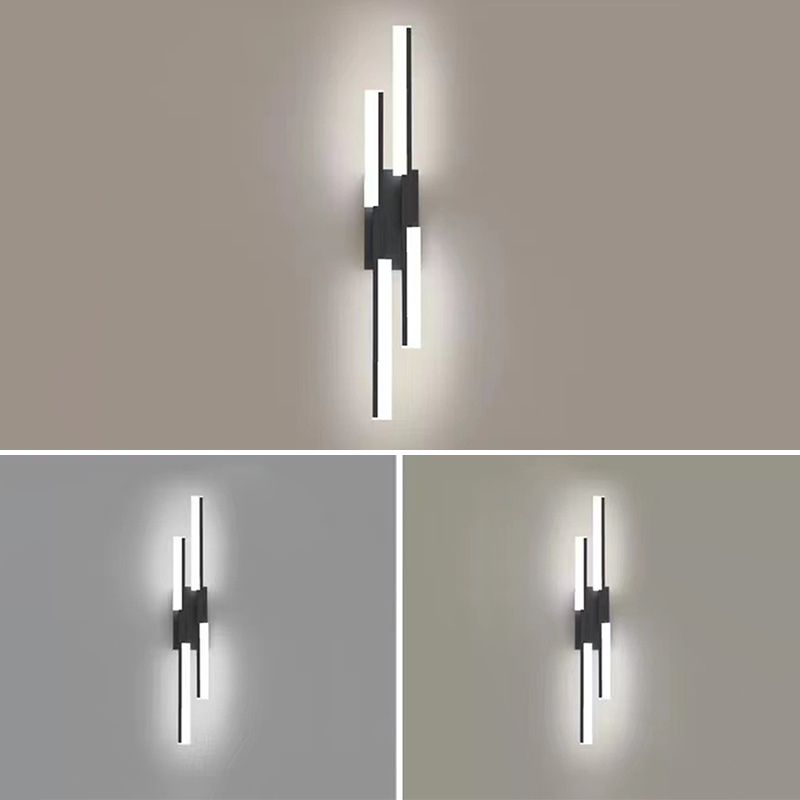 Alana Modern Industriele LED Wandlamp Zwart/Goud Metaal/Silicagel Woon/Slaapkamer