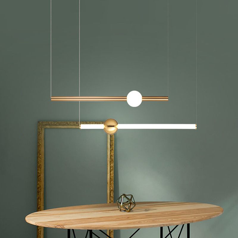 Edge Industriele LED Hanglamp Wit/Goud Woon/Slaapkamer Metaal&Glas