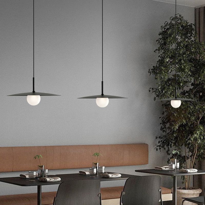 Carins Moderne LED Hanglamp Zwart/Wit/Grijs Metaal Eettafel