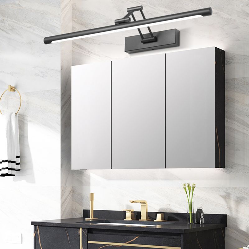 Edge Modern Spiegel Front Vanity LED Wandlamp Zwart/Wit Woon/Slaap/Badkamer Metaal