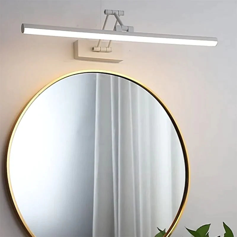 Edge Modern Spiegel Front Vanity LED Wandlamp Zwart/Wit Woon/Slaap/Badkamer Metaal