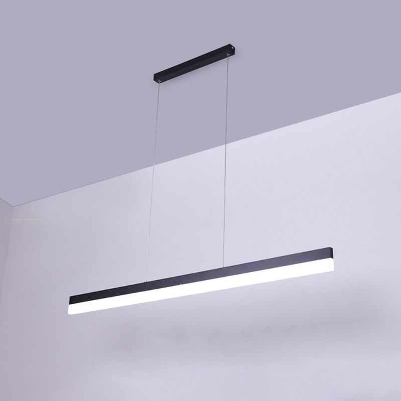 Edge Moderne LED Hanglamp Wit/Zwart Woon/Slaapkamer Metaal&Acryl