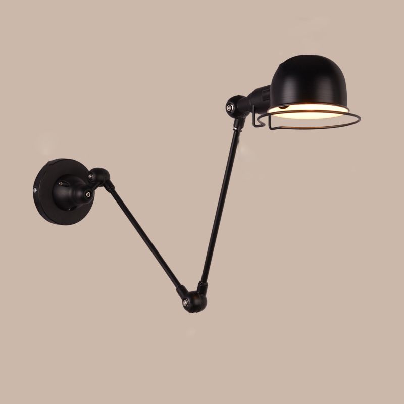 Brady Moderne LED Verstelbare Wandlamp Zwart/Wit Metaal Binnen