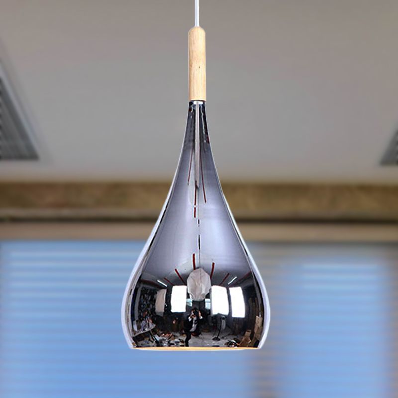 Avi Pendant Light Teardrop Modern, Metal, Rose Gold/Chrome, Kitchen Islands