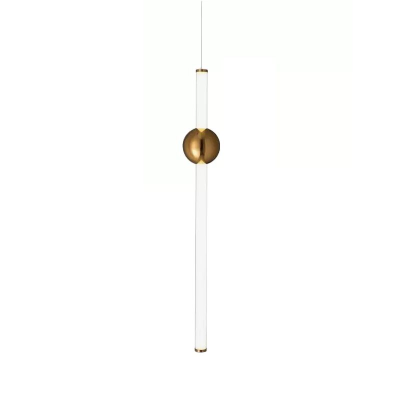 Edge Industriele LED Hanglamp Wit/Goud Woon/Slaapkamer Metaal&Glas