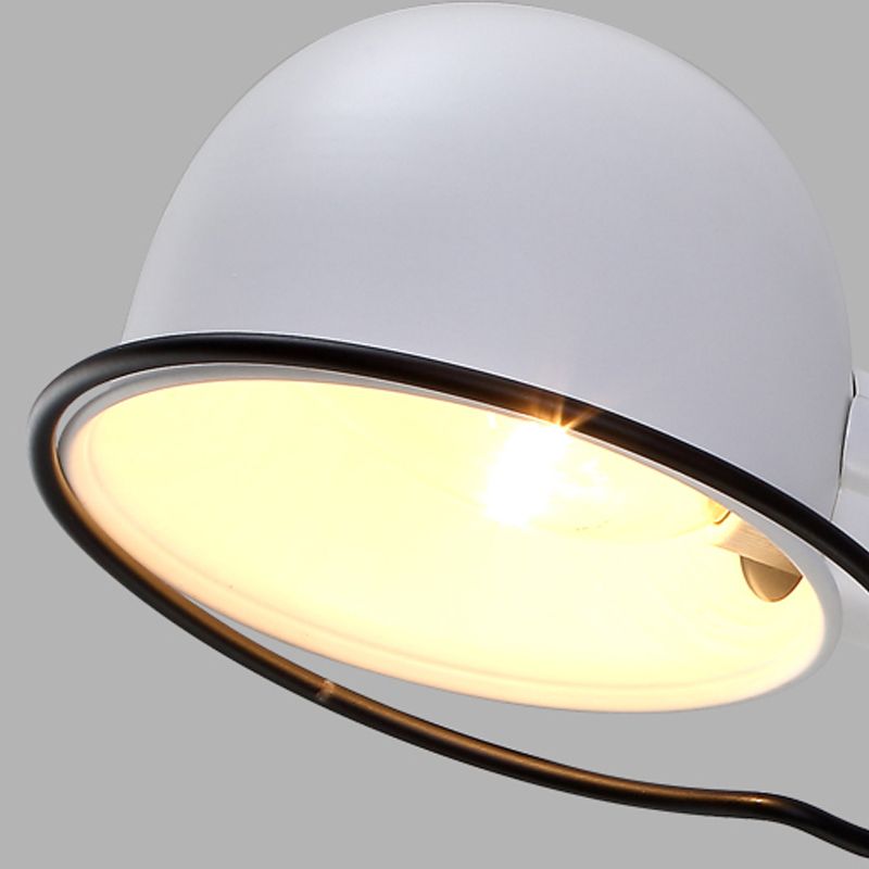 Brady Moderne Kom Cirkel LED Wandlamp Zwart/Wit Metaal Binnen