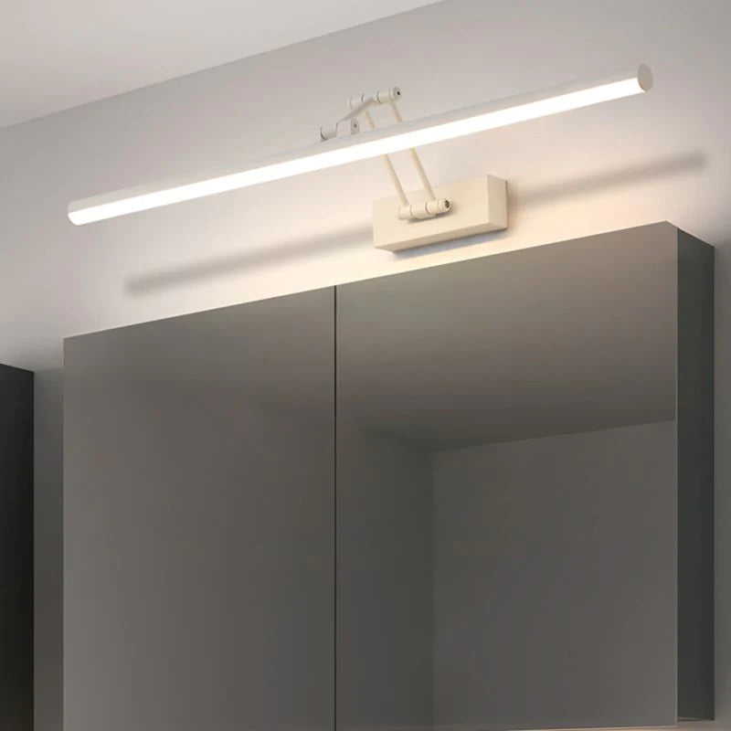 Edge Modern Spiegel Front Vanity LED Wandlamp Zwart/Wit Woon/Slaap/Badkamer Metaal