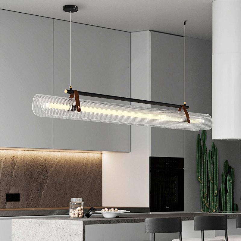 Edge Industriele LED Hanglamp Zwart/Goud Acryl Metaal Woon/Slaapkamer