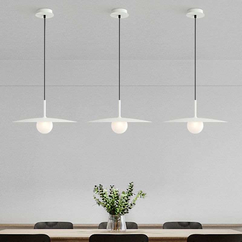 Carins Moderne LED Hanglamp Zwart/Wit/Grijs Metaal Eettafel