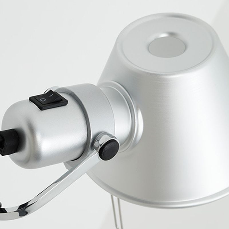 Brady Moderne Koepel LED Wandlamp Zilver Metaal Slaapkamer