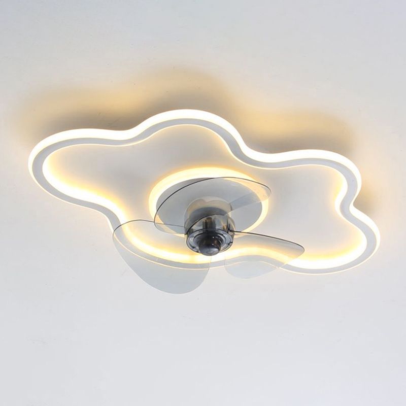 Edge Moderne LED Plafondlamp, Wit, Metaal/Acryl Slaapkamer