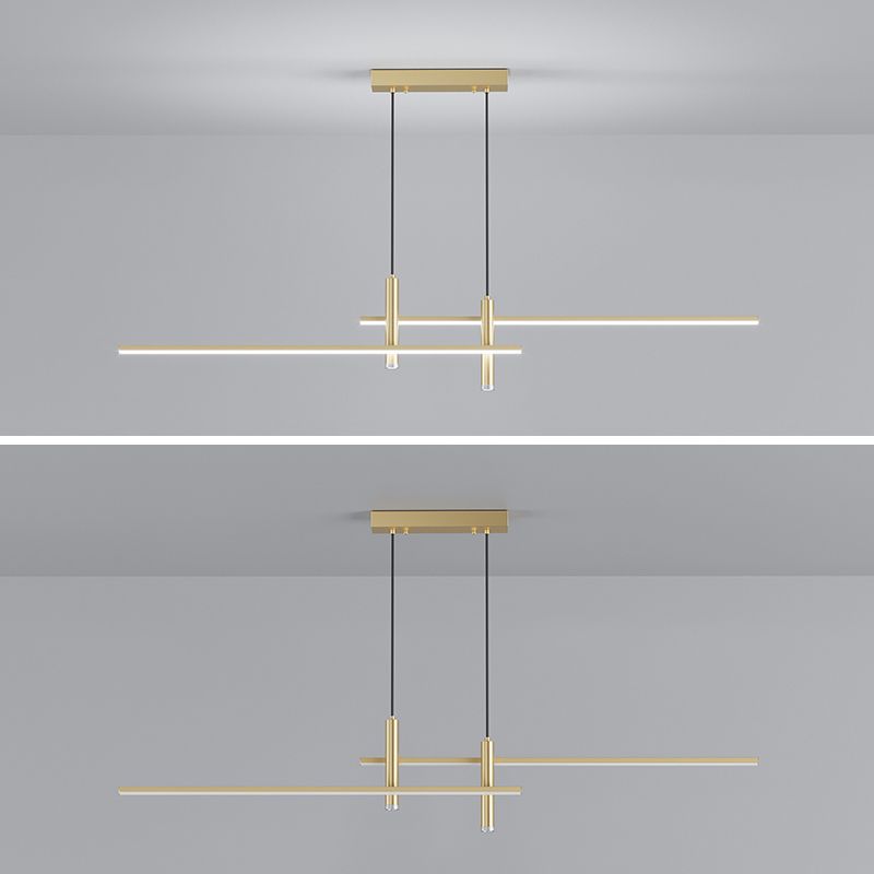 Edge Industriele LED Hanglamp Zwart/Goud Metaal Woon/Slaapkamer Eettafel