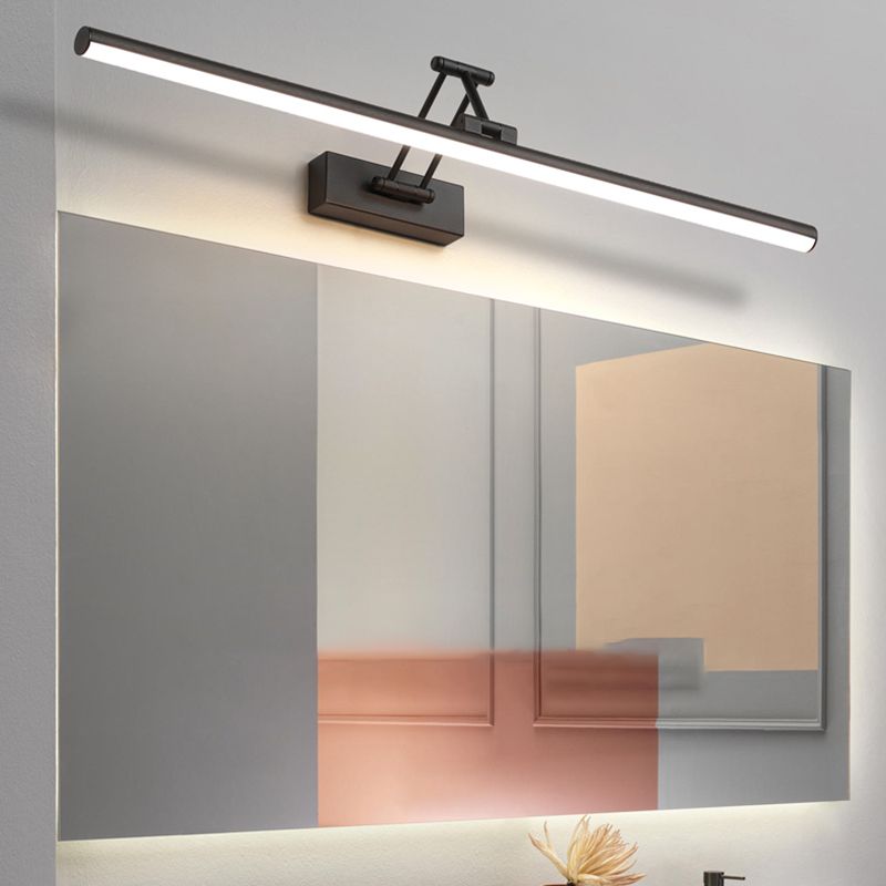 Edge Modern Spiegel Front Vanity LED Wandlamp Zwart/Wit Woon/Slaap/Badkamer Metaal