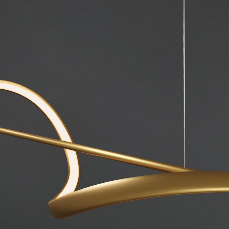 Louise Design LED Hanglamp Zwart/Goud Metall/Acryl Slaap/Eet/Woonkamer