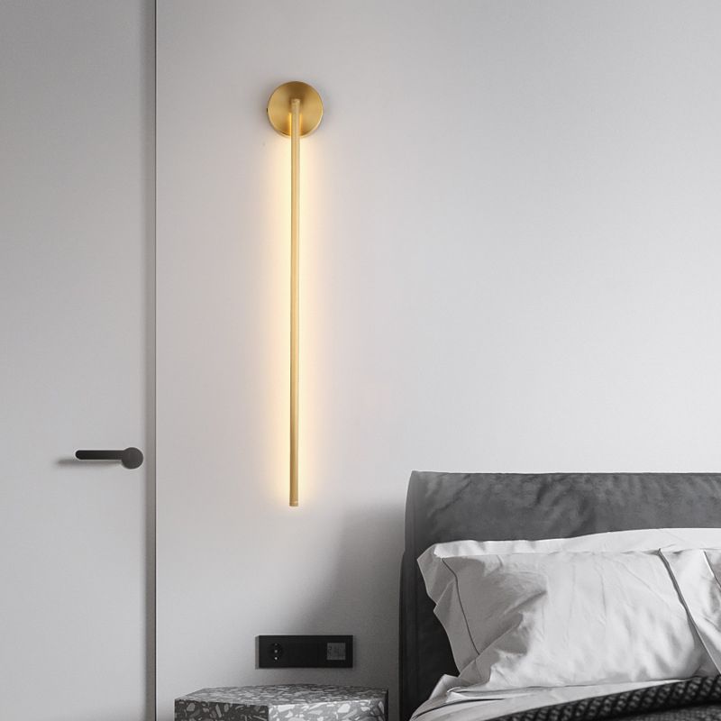 Edge Industriele LED Wandlamp Goud Woon/Slaapkamer Metaal&Silicagel