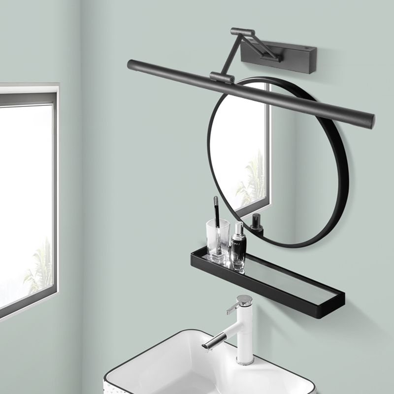 Edge Modern Spiegel Front Vanity LED Wandlamp Zwart/Wit Woon/Slaap/Badkamer Metaal