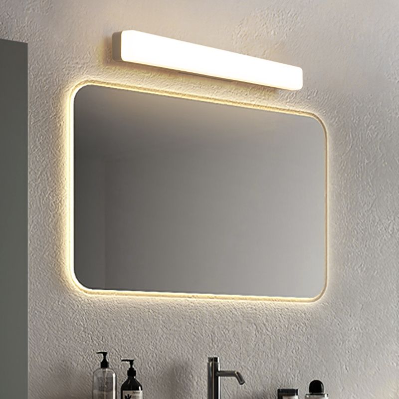 Edge Eenvoudige Llineaire LED Wandlamp Wit Acryl Badkamer