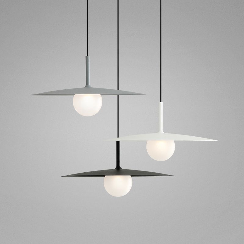 Carins Moderne LED Hanglamp Zwart/Wit/Grijs Metaal Eettafel