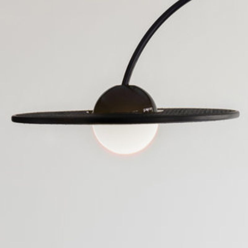 Carins Moderne Design LED Vloerlamp Zwart Metaal/Glas Woonkamer