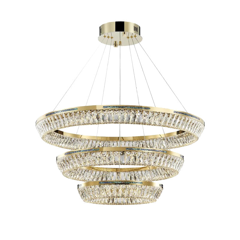 Marilyn Design LED HanglampMetaal/Kristal/Schelp Goud Slaapkamer/Woonkamer/Eetkamer