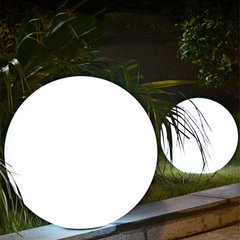 Valentina Moderne Globe LED Buiten Vloerlamp Acryl Tuin/Slaapkamer