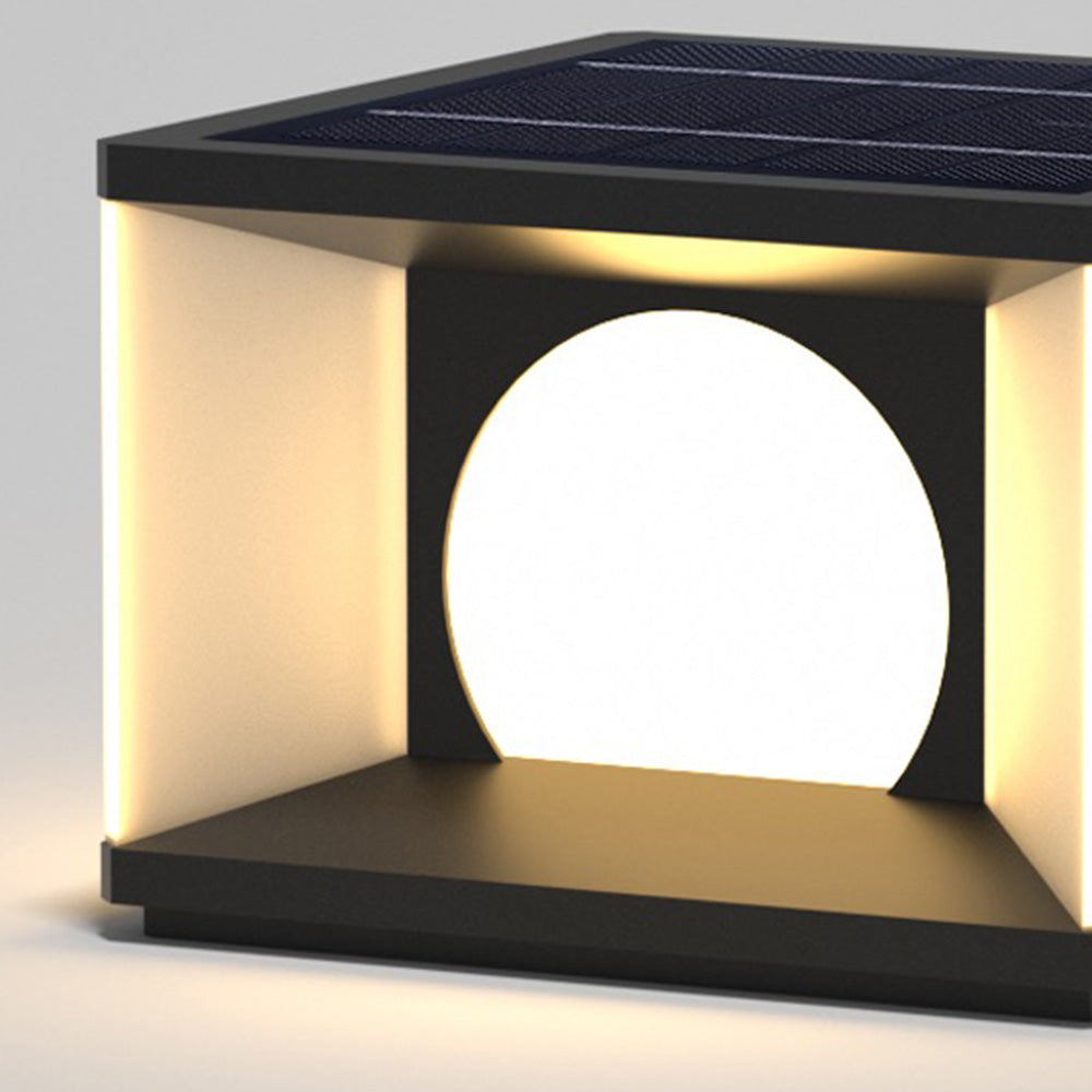 Orr Moderne Vierkante LED Buitenlamp, Metaal, Slaapkamer