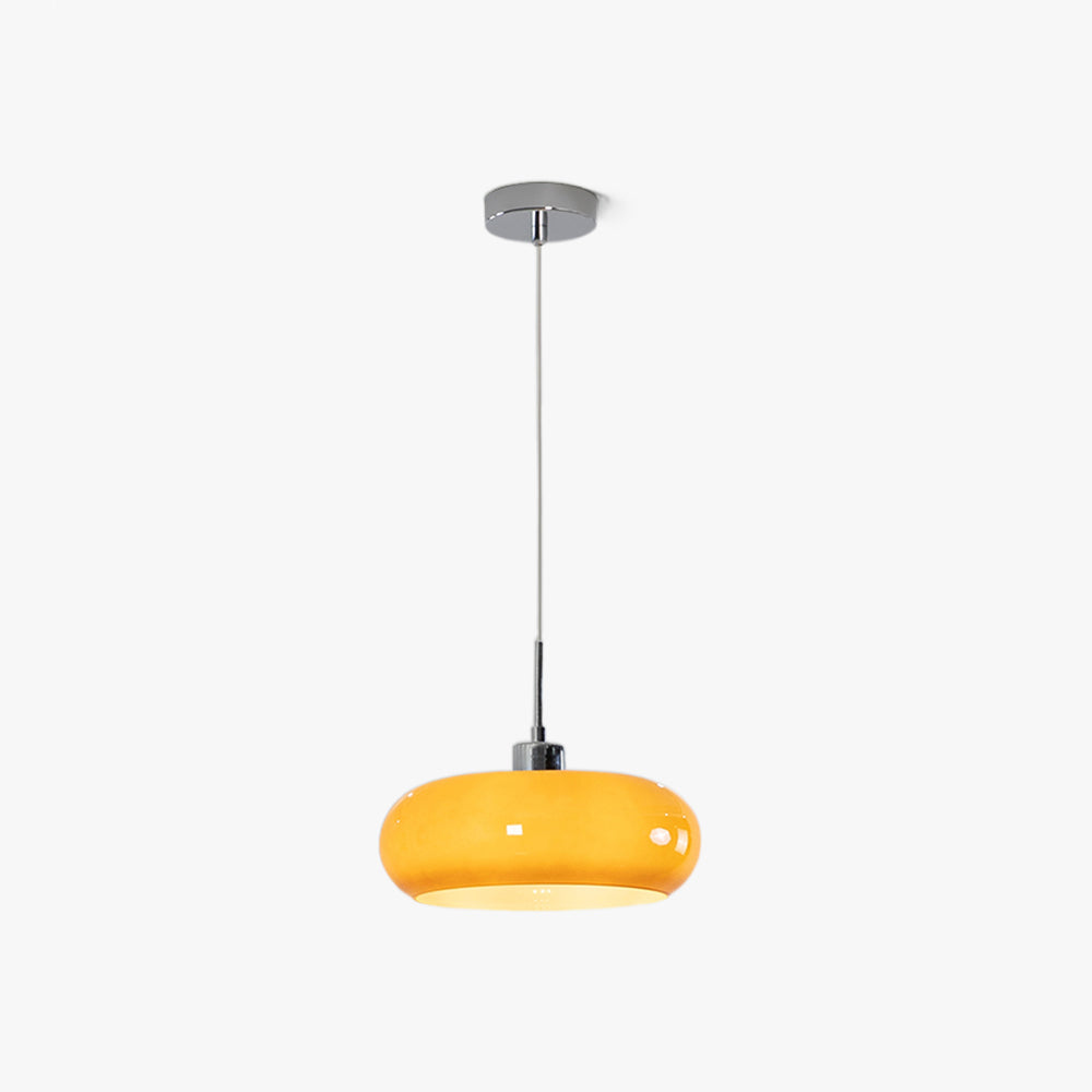 Hailie Moderne LED Hanglamp Oranje/Wit Metaal/Glas Woonkamer/Slaapkamer