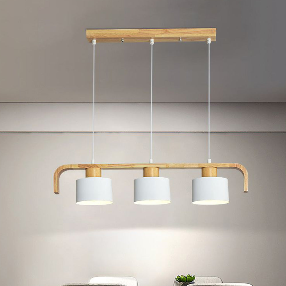 Morandi Moderne Kleine LED Hanglamp Wit Slaapkamer Woonkamer