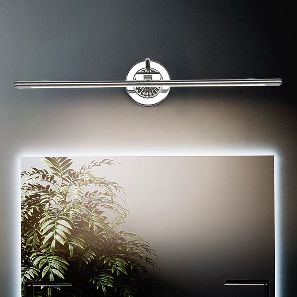 Leigh Moderne Minimalistisch Lineair Metaal LED Wandlamp Zilver