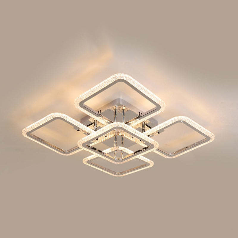 Lacey Moderne Vierkant LED Plafondlamp Metaal/Acryl Slaapkamer/Woonkamer/Kinderkamer