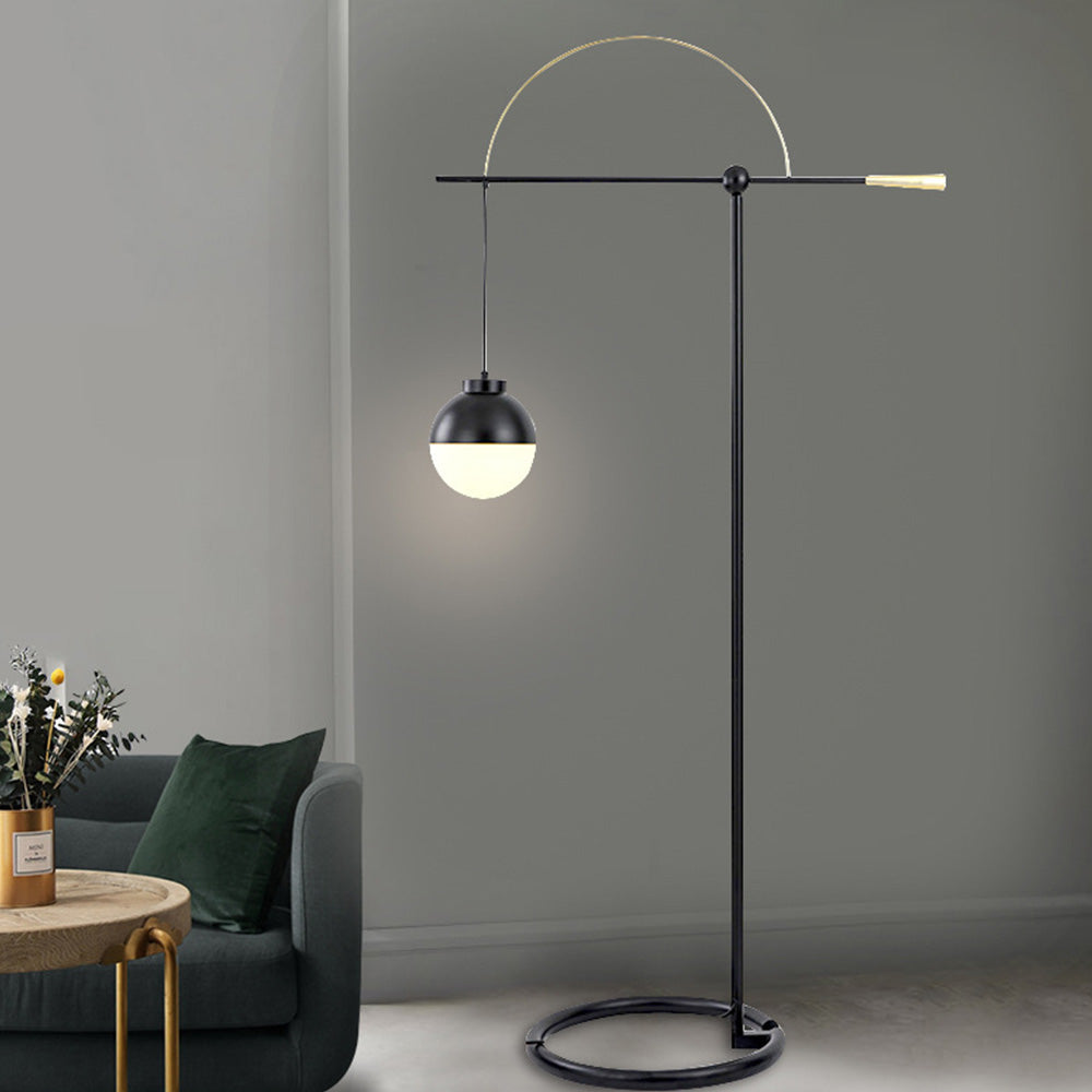 Valentina Ronde Design LED Vloerlamp Metaal Glas Woonkamer Slaapkamer