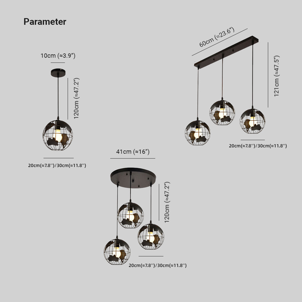 Alessio Industriele LED Hanglamp Zwart/Wit Metaal Eettafel Woonkamer