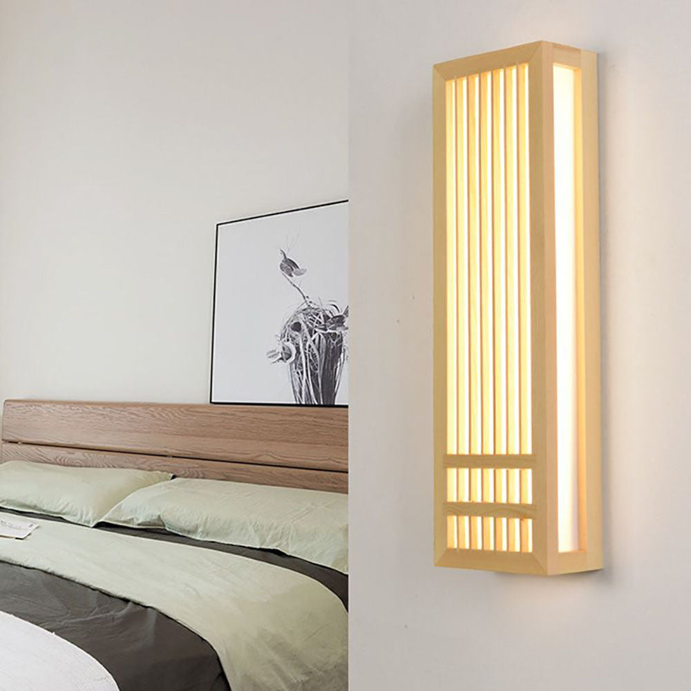 Ozawa Design LED Wandlamp Hout Groot Acryl Woonkamer Slaapkamer