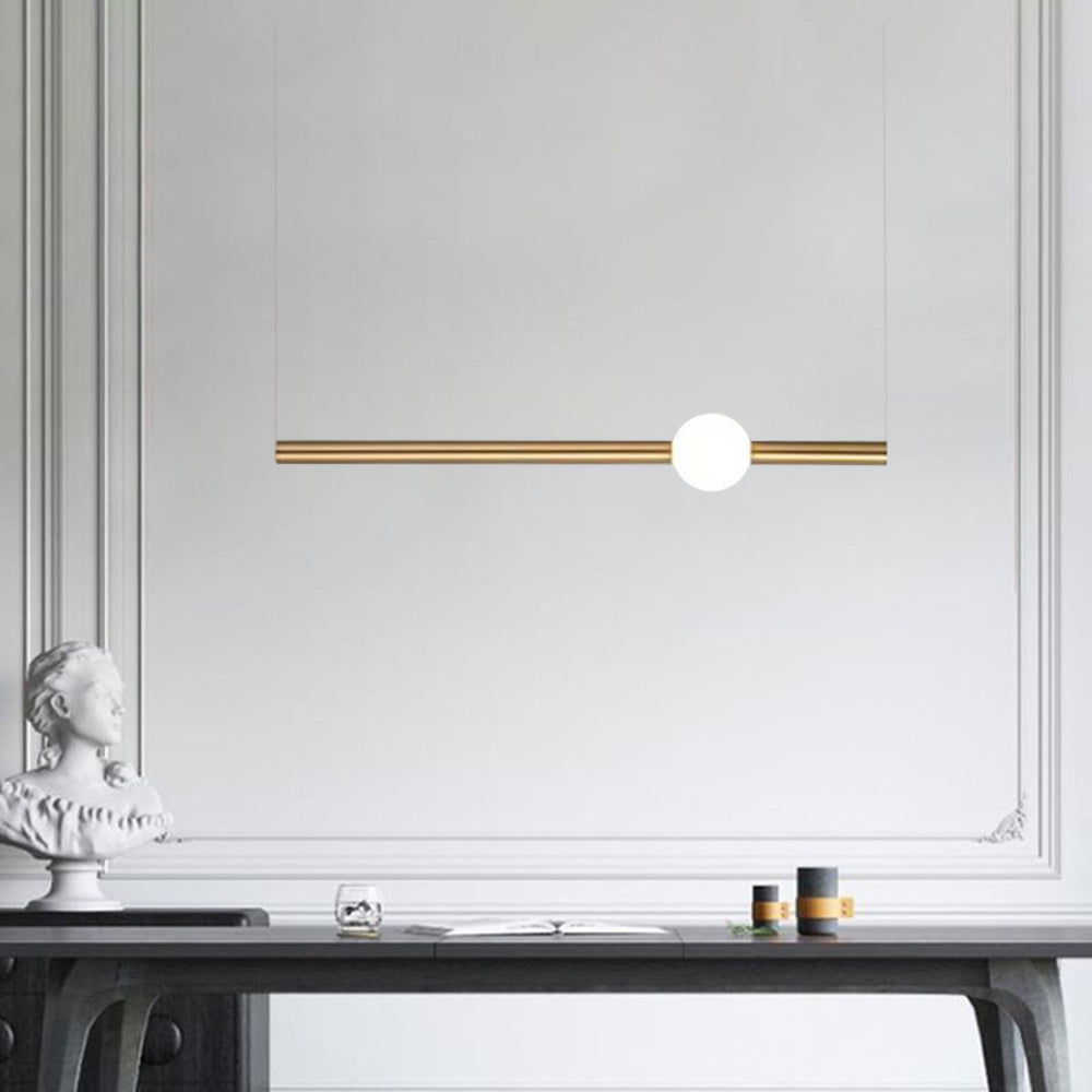 Edge Industriele LED Hanglamp Wit/Goud Woon/Slaapkamer Metaal&Glas