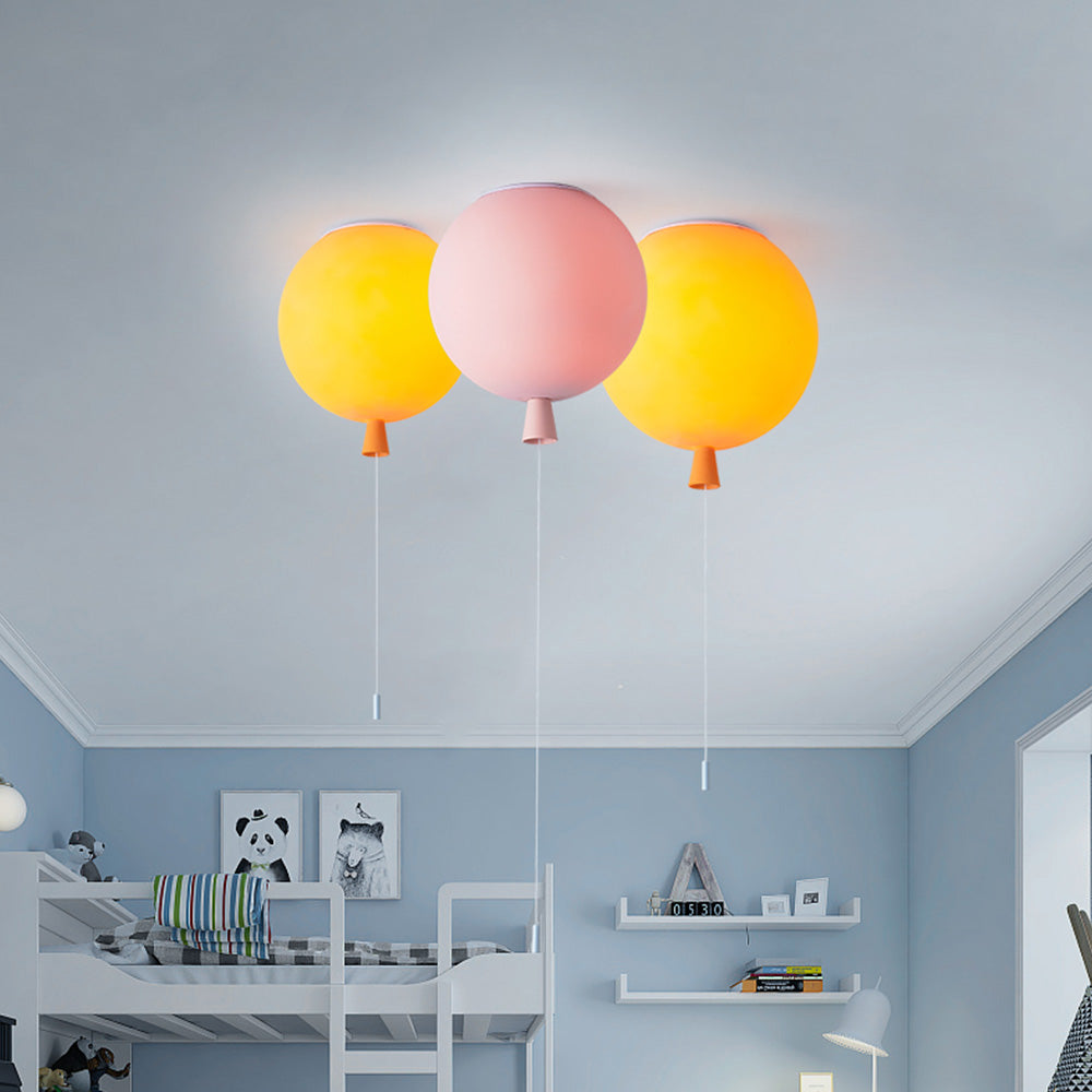 Fateh Frosted Balloon Plafondlamp 5 Kleur, Dia 20/25/30/35cm