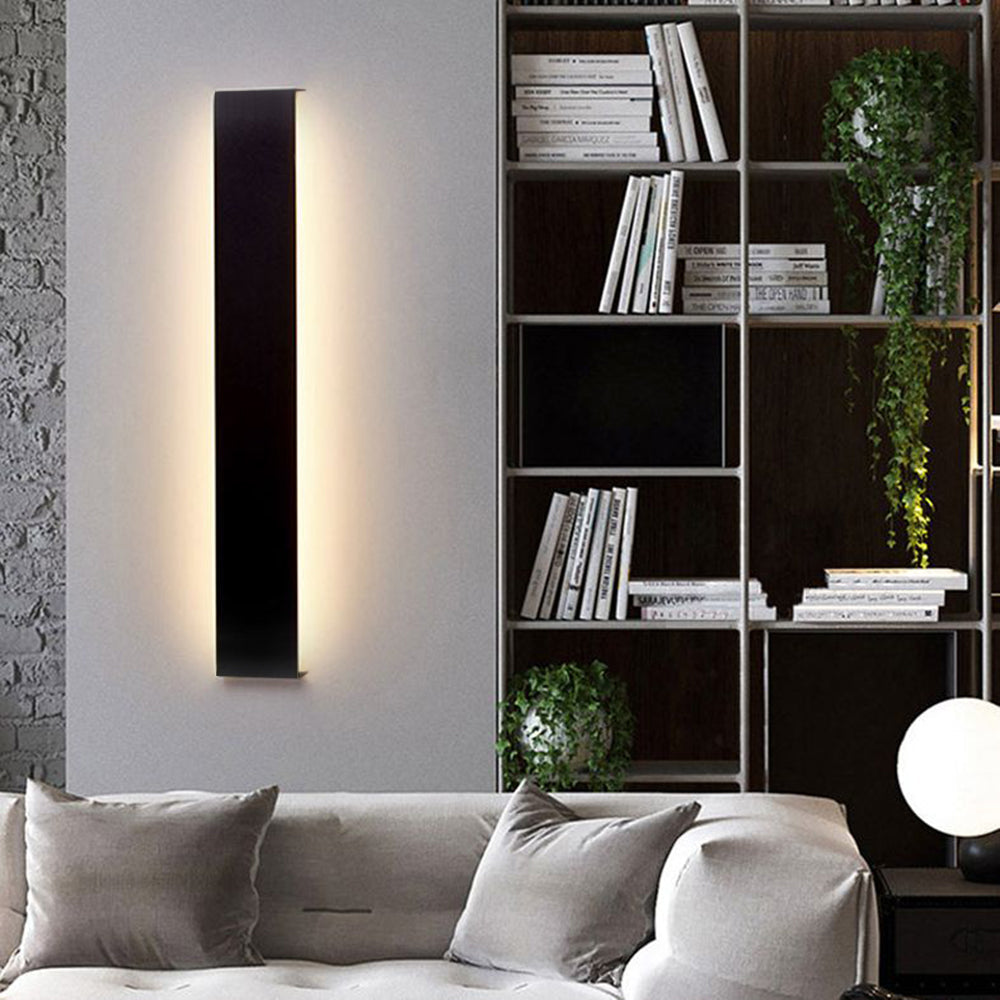 Edge Industriele LED Wandlamp Zwart/Wit/Goud Badkamer Metaal&Acryl