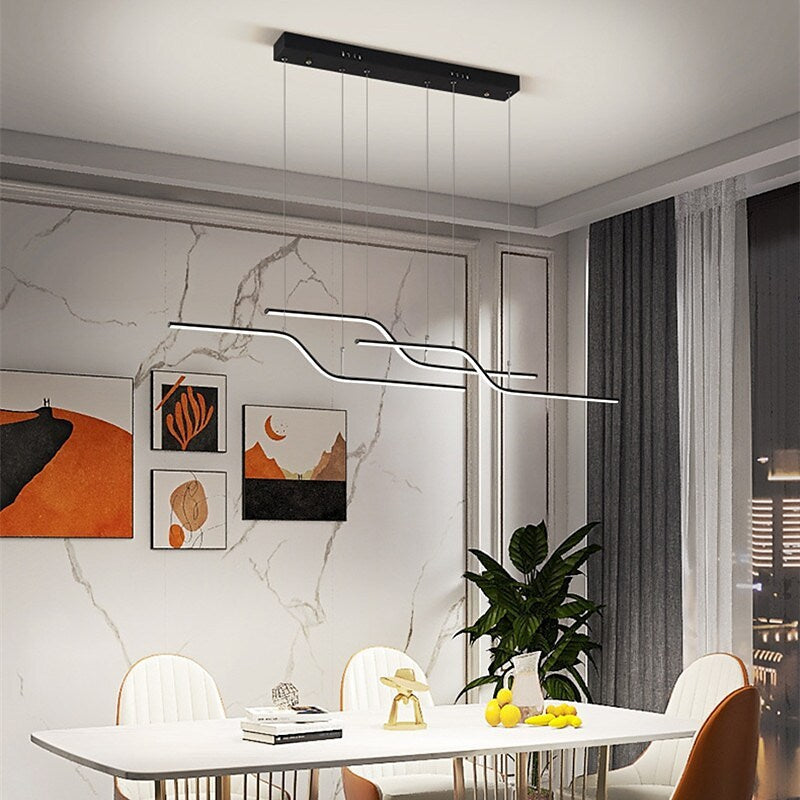 Louise Design Moderne LED Hanglampen Zwart Goud Metaal Slaapkamer