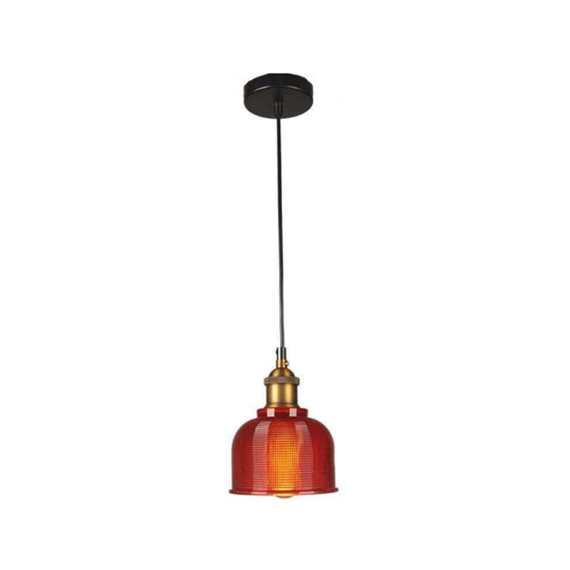 Morandi Retro Art Deco Hanglampen Rood Blauw Amber Woonkamer