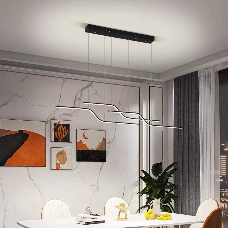 Louise Design Moderne LED Hanglampen Zwart Goud Metaal Slaapkamer