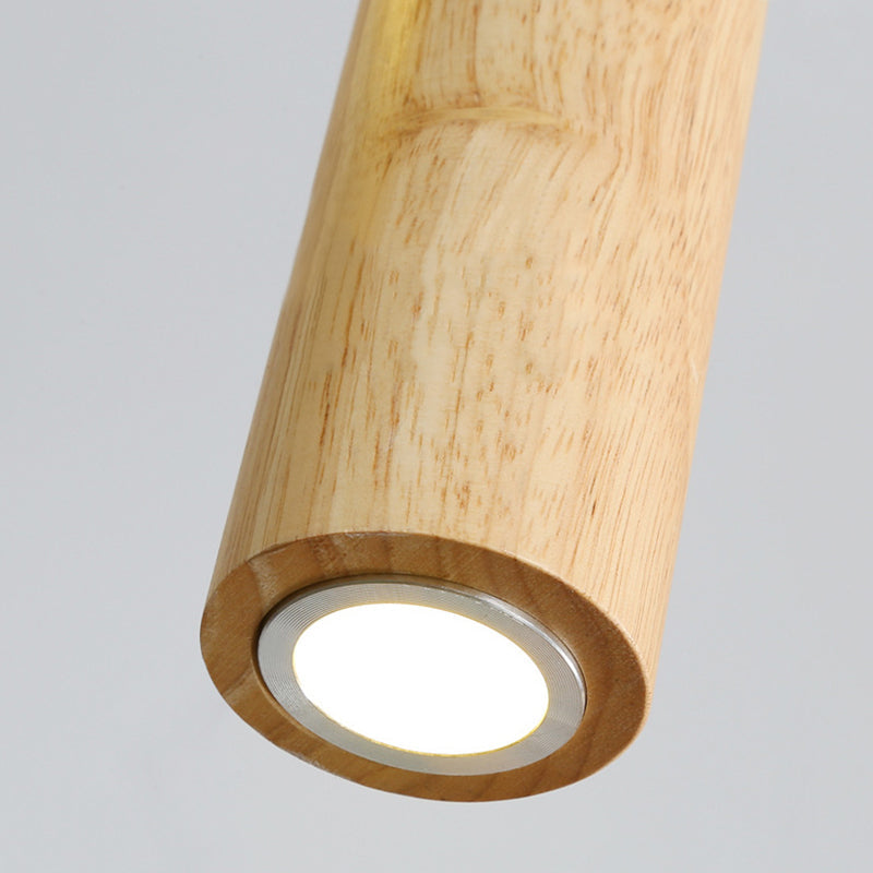 Ozawa Cilinder Hanglampen, Hout