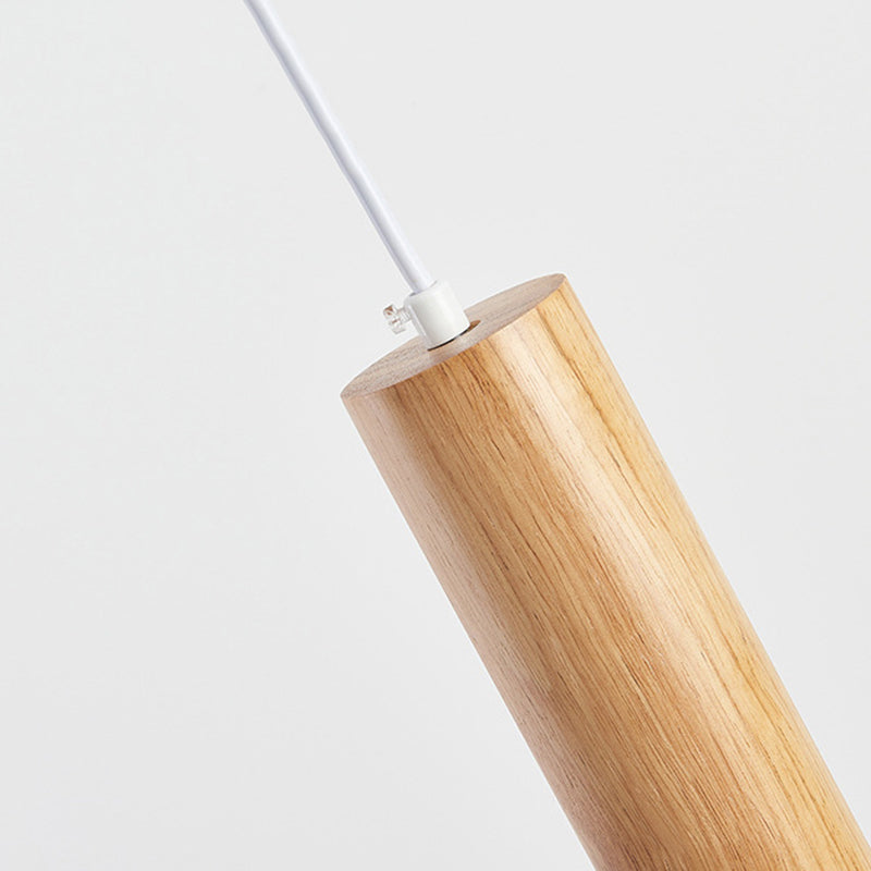 Ozawa Cilinder Hanglampen, Hout